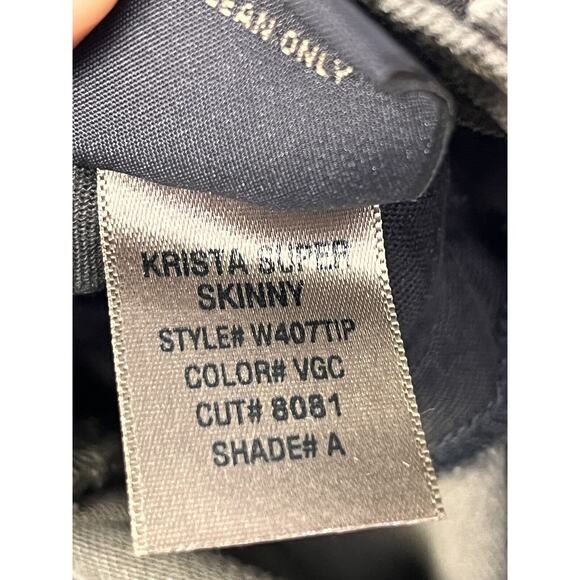 Hudson Jeans Womens 27 Green Brown Camo Krista Ankle Super Skinny Stretch - Picture 6 of 10